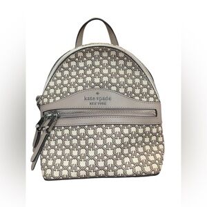 KATE SPADE SPADE CREAM TAN LINK MINI CONVERTIBLE BACKPACK/PURSE/HANDBAG